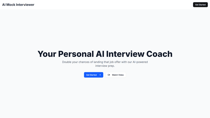AI Mock Interviewer